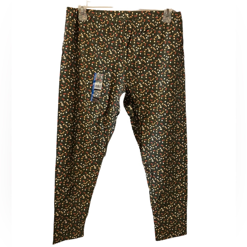 NWT Nobo fall floral print ankle  leggings ladies pants tights